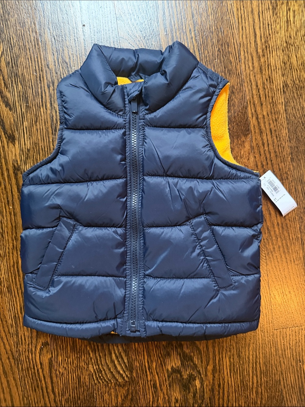 NWT Kids Old Navy Navy Puffer Vest size 2T